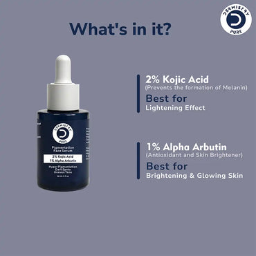2% Kojic Acid & 1% Alpha Arbutin Serum for Dark Spot
