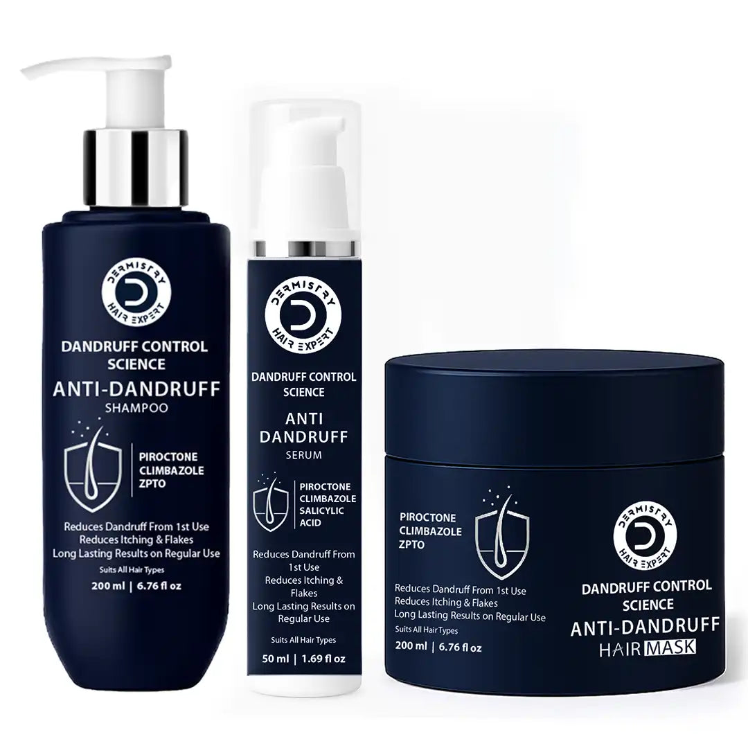 Anti-Dandruff Shampoo, Serum & Mask: Get Rid of Flakes