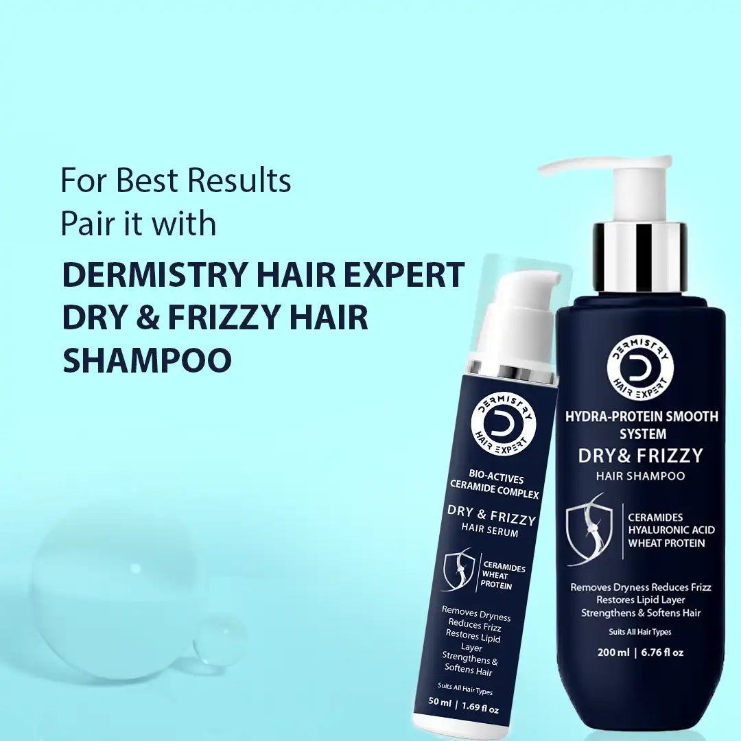 Dry Frizzy Hair Serum with Ceramides & Wheat Protein
