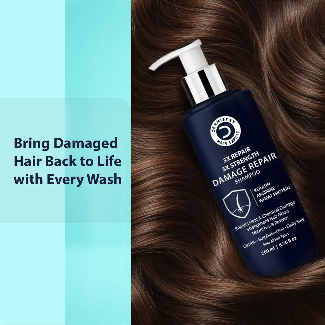 Damage Repair Shampoo | Keratin & Arginine | Dermistry