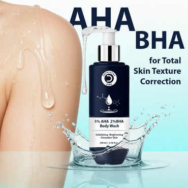 Body Wash for Body Acne | 5% AHA BHA Exfoliating Body Wash