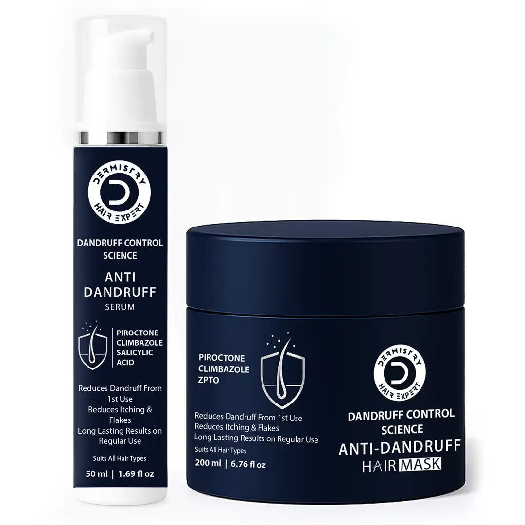Anti Dandruff Duo – Serum & Hair Mask Combo For Flake Relief