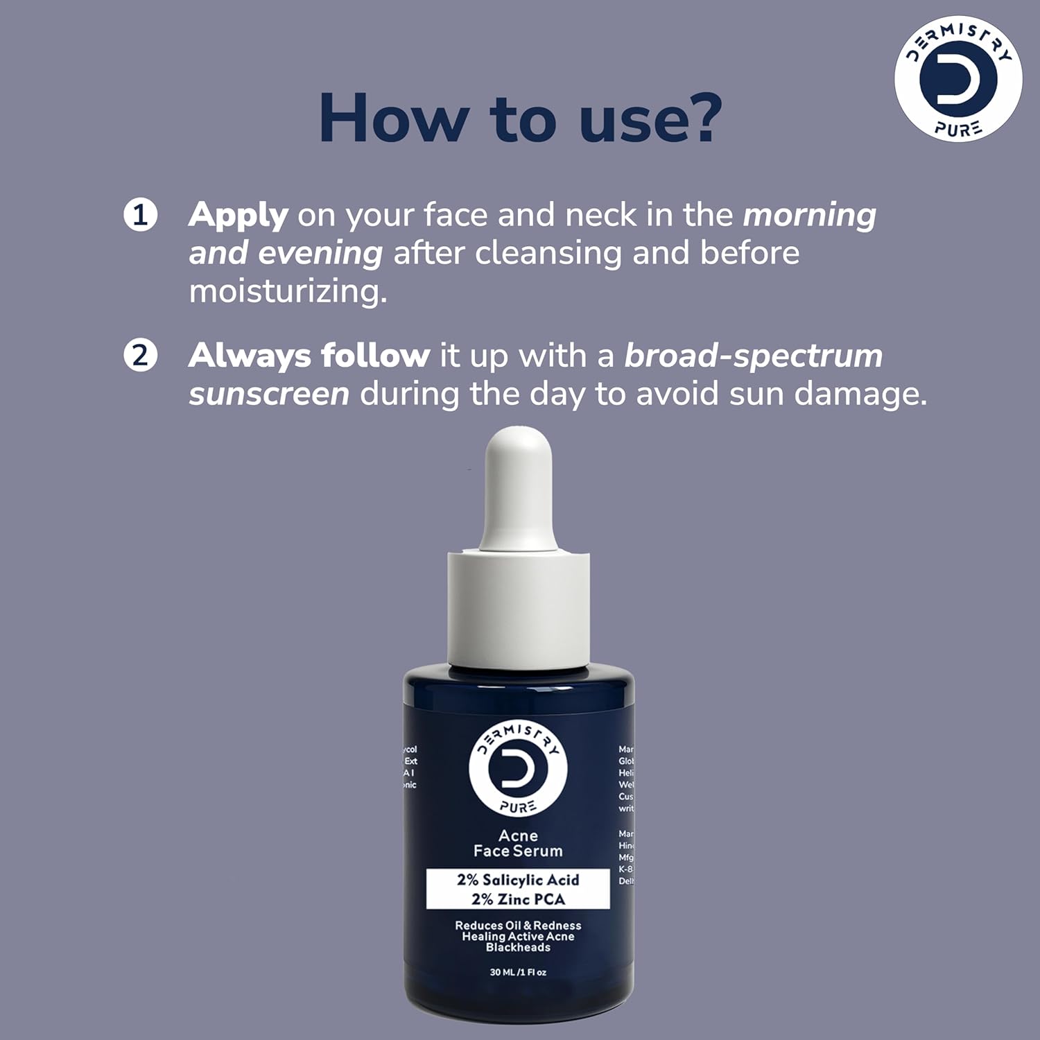 Pimple fighting salicylic serum