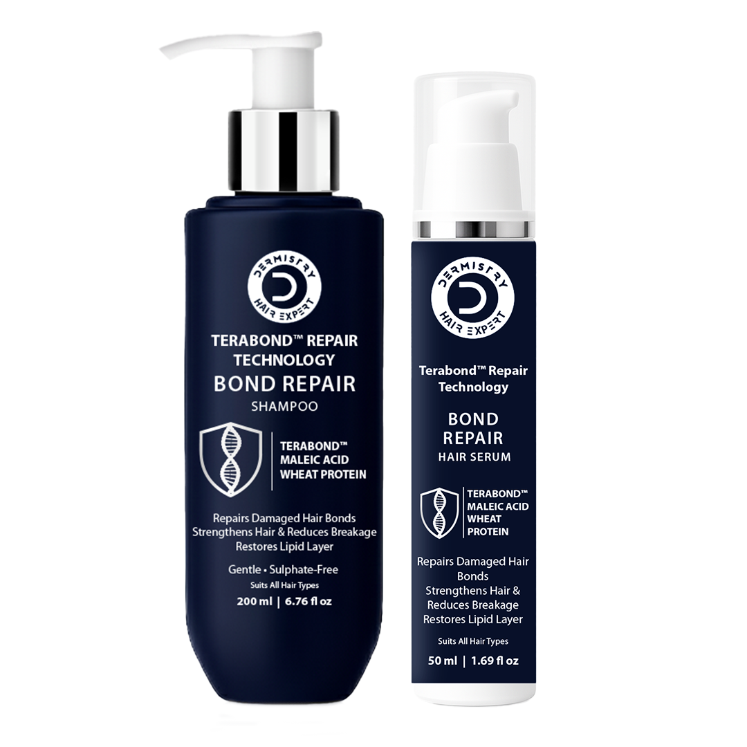 Two bottles of Dermalogica Terabond Repair Technology products on a white background