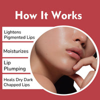 Strawberry Flavor Lip Balm & Coffee Lip Scrub Combo Pack