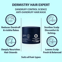 Anti Dandruff Hair Mask for Flake Control & Healthy Scalp | Dermistry